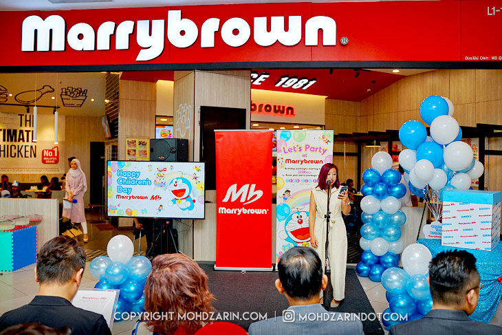 Marrybrown lancar pakej hari jadi Doraemon