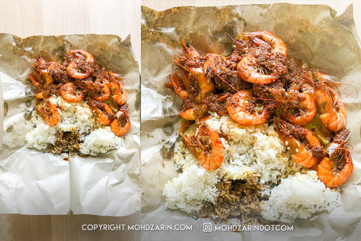 Nasi Paka Udang Selambak