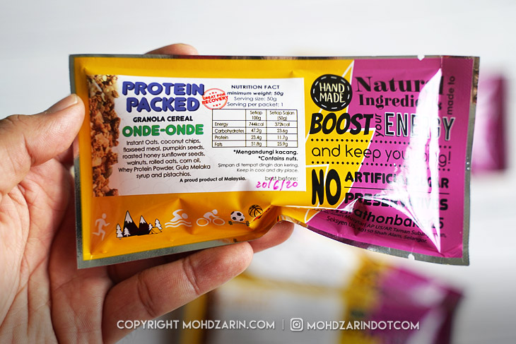 Marathon Baker Protein Granola Cereal