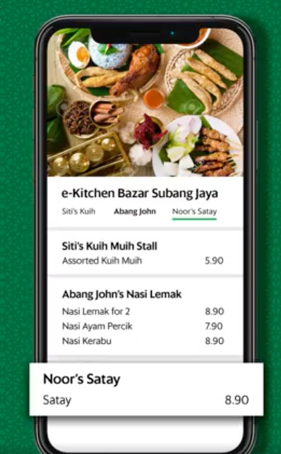 Grab e-Kitchen Bazar